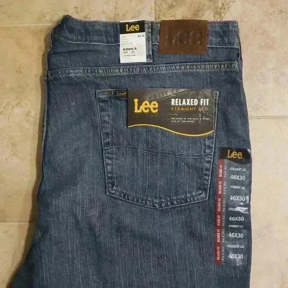 Lee 46x30 Straight Leg Jeans - Picture 2 of 7